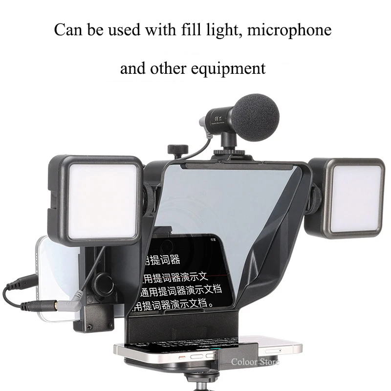 UURIG Teleprompter for Smartphone / Camera Professional Photography Accessories with Remote Control