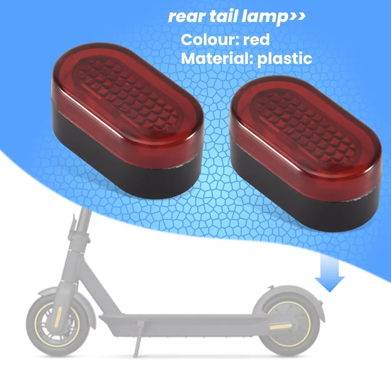 Rear Tail Lamp Stoplight Brake Lights Cover For NINEBOT MAX G30 Scooter Accessories