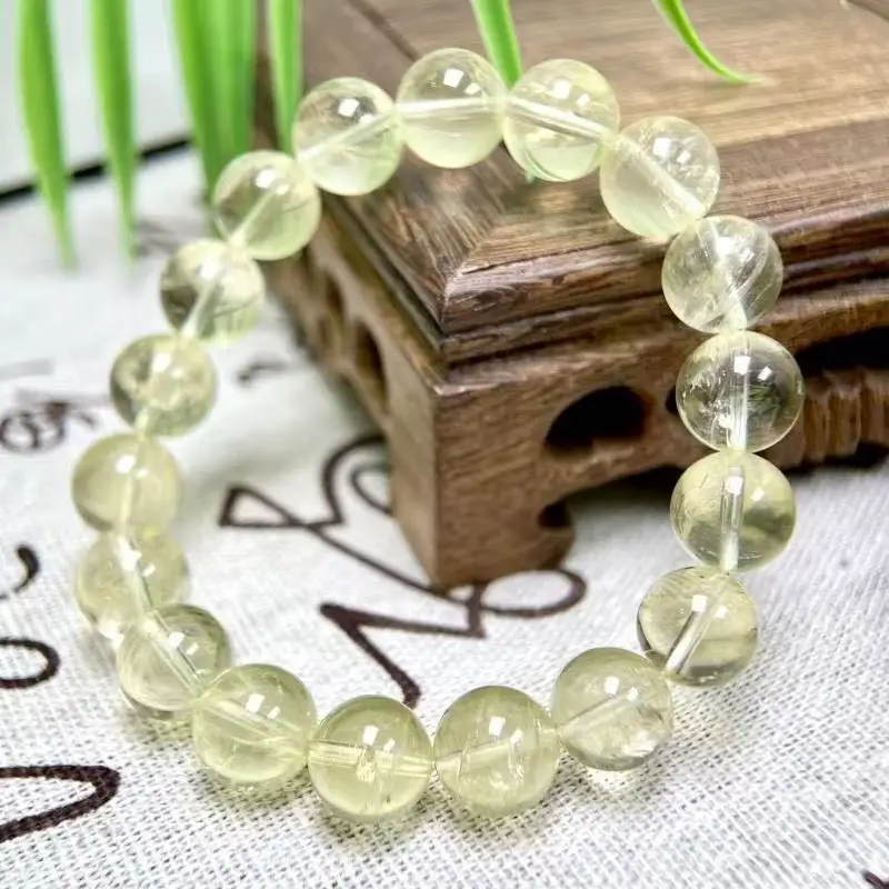 

Brazilian natural lemon crystal yellow bracelet watermelon men and women couples fashion versatile