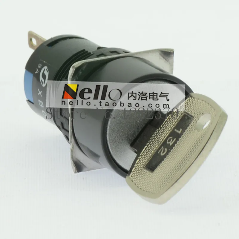 

[ZOB] original original 16mm key switch XB6-EAG221C 2nd round self-locking double pumping --5pcs/lot