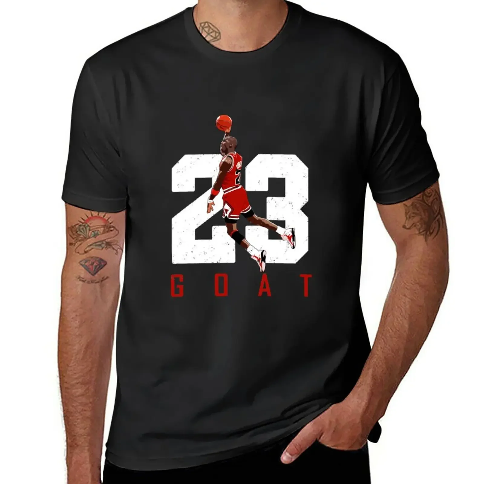 oversized t shirt graphic t shirt man clothes mens funny t shirts New Míchael Jórdan 23 Goat Essential T-Shirt men clothing