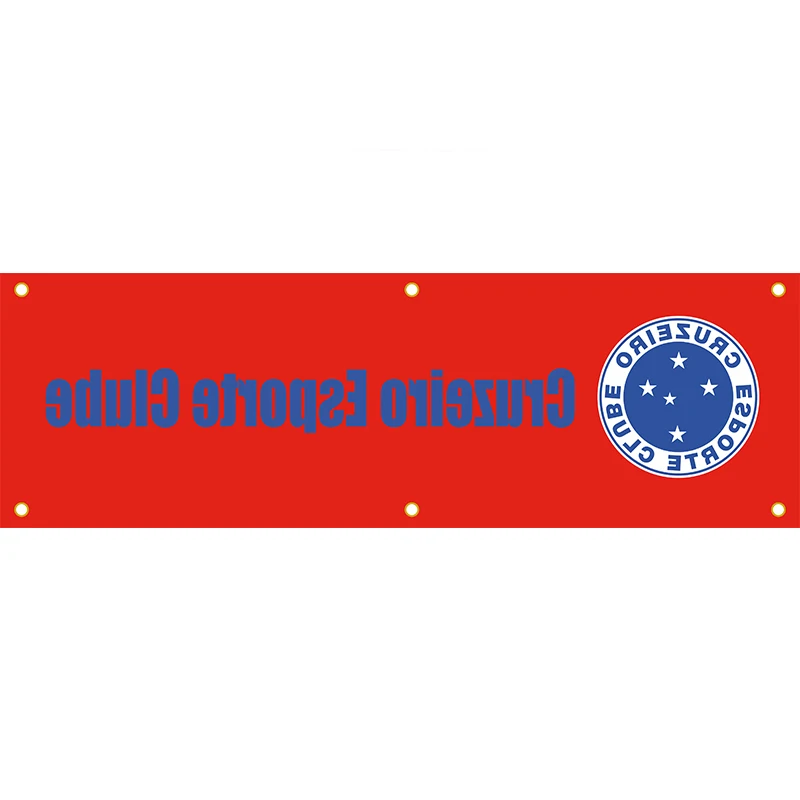 Cruzeiro Esporte Clube Banner FREE SHIPPING Football Club Flag 1.5*5ft (45*150cm) Advertising Decoration Flags yhx0493