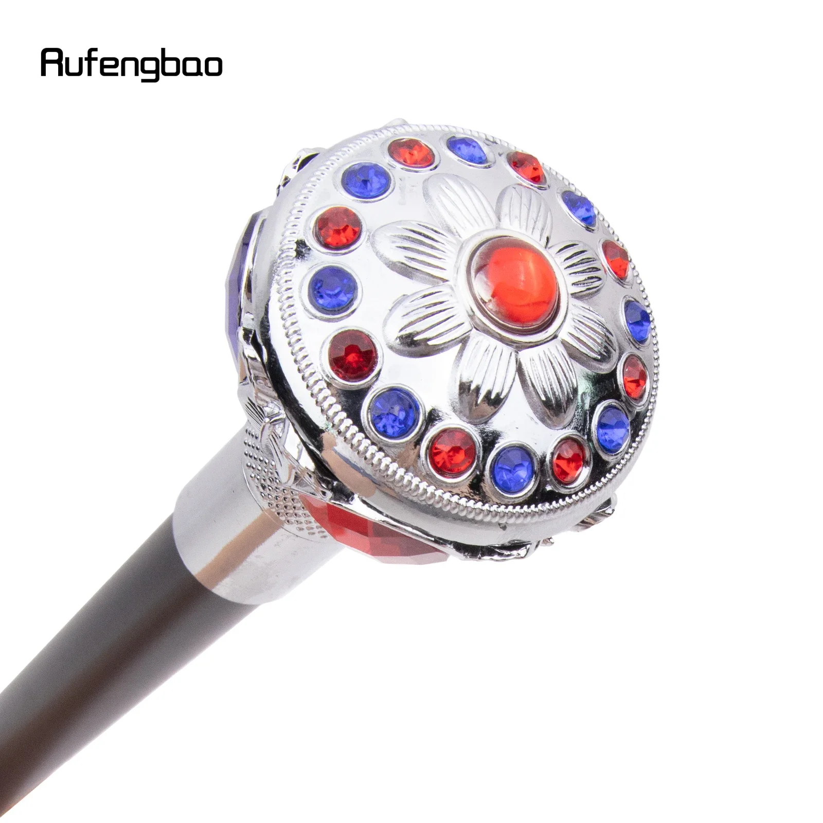 Weiß Rot Blau Blume Ball Mode Gehstock Dekorative Stick Cospaly Vintage Party Leistung bühne Cane 91 cm