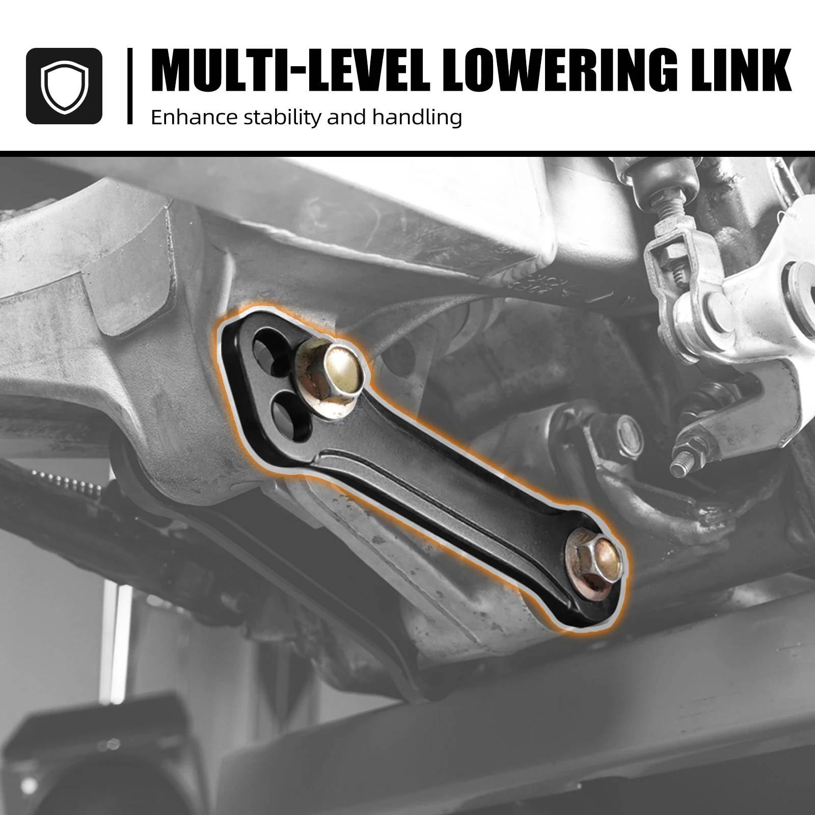 (US Stock) 2024 For Suzuki DR-Z400 DR-Z400E DR-Z400S DR-Z400SM DR Z400 E S 2000-2024 Lowering Link Seat Lowering Kit Multi-Level