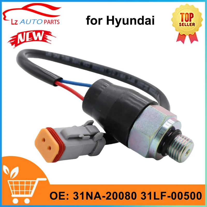 31NA-20080 31LF-00500 Excavator Pressure Switch Sensor for Hyundai R140W R160W R180W R210W R170W R200W R55W 31NA20080 31LF00500