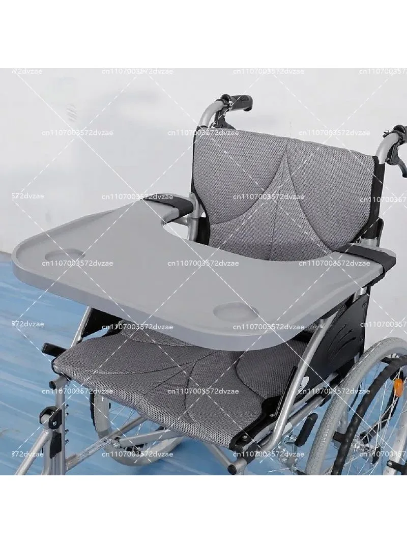 Electric Wheelchair Dining Table Board, Adjustable Dinner Tray for Disabled