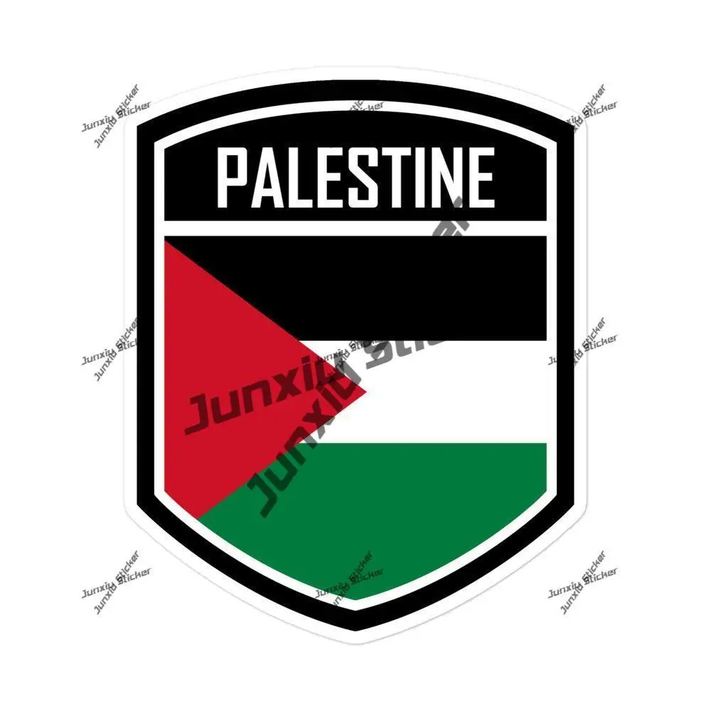 

Palestine Flag Emblem Stickers.Your Patriotism with High-Quality Vinyl Decals Cover Scratches Durable Waterproof Accessories