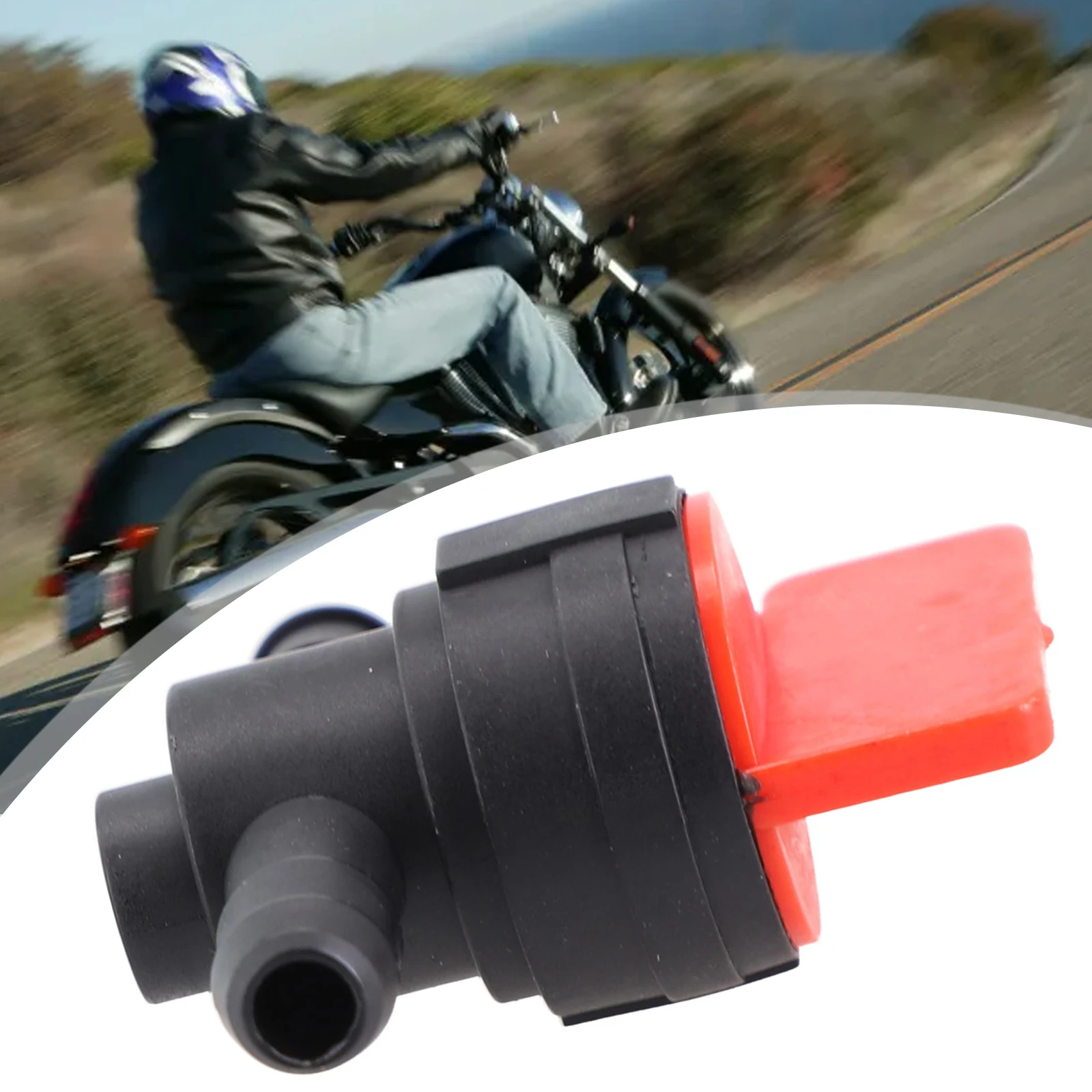 Válvula de grifo de combustible de gasolina de 8mm, interruptor en línea para motocicleta/bicicleta para ATV, línea de combustible de plástico de 1/4 pulgadas