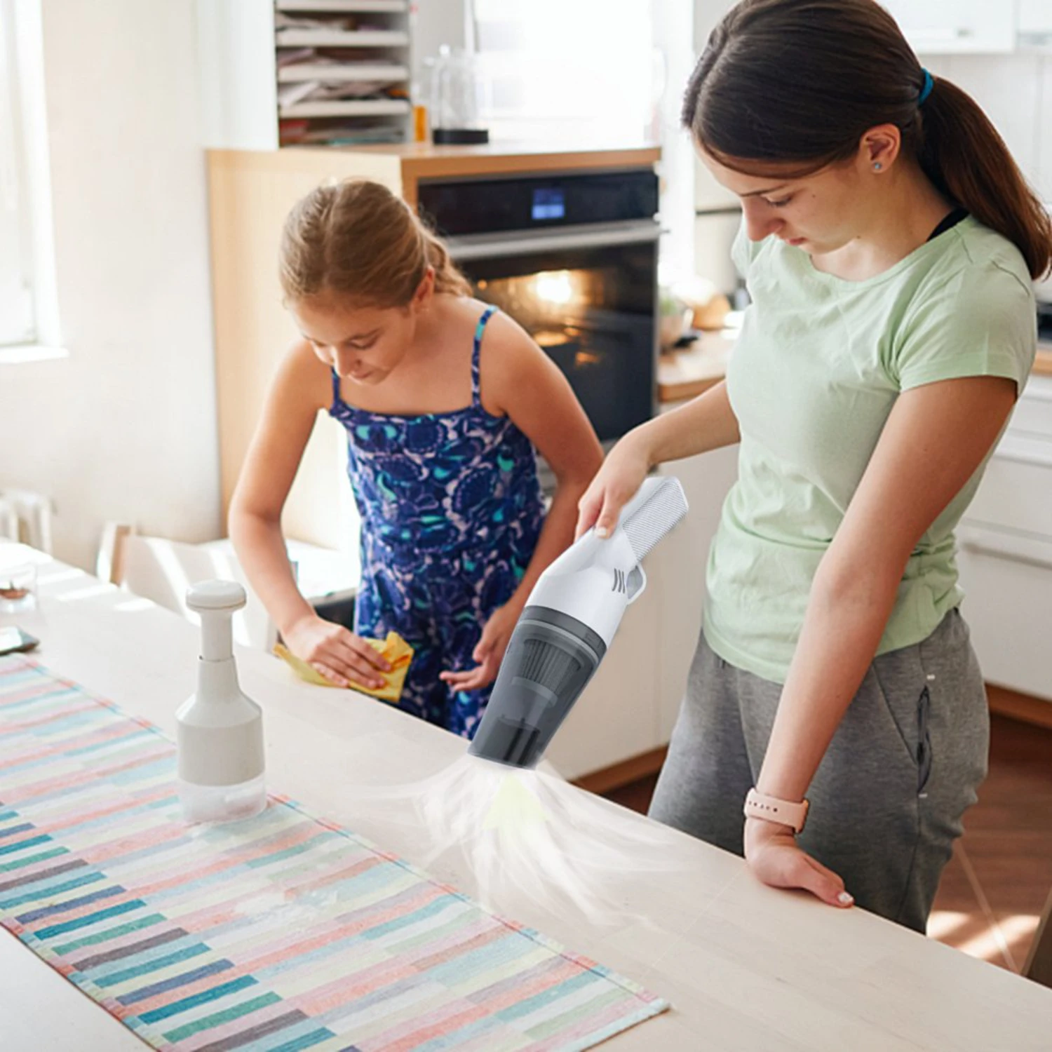 Penyedot Debu Genggam Portabel untuk Mobil Rumah - Penghilang Debu Tanpa Kabel Mini yang Kuat dan Kuat
