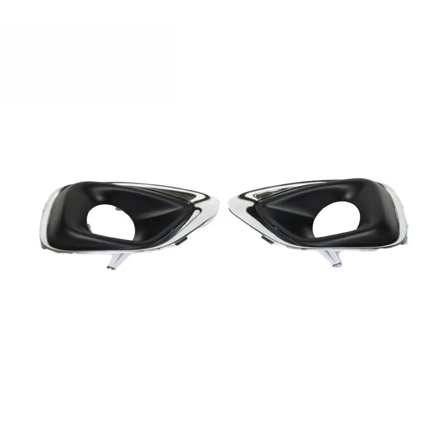 14-17 Compass Front Right & Left Side Fog Lamp Light Bezels OEM 68213204AA68213205AA
