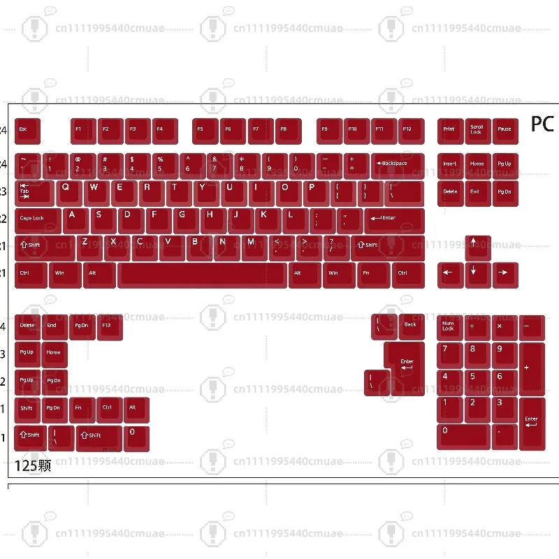 Snow Mountain Keycaps Full Set of PBT Sublimation + PC Pad Printing Original Factory Height Adaptation Meijia Lion