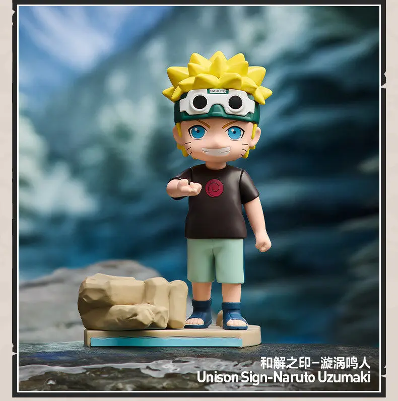 

POPMART Joint Product The Naruto Shippuden Childhood Series Figurine Blind Box Cute and Interesting Toy Surprise Collection Gift