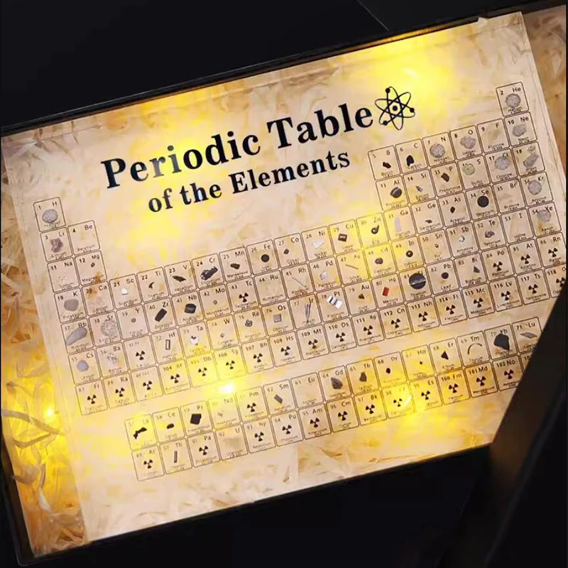 Real Elements Samples Acrylic Periodic Table: A Must-Have Educational Display for Science Enthusiasts