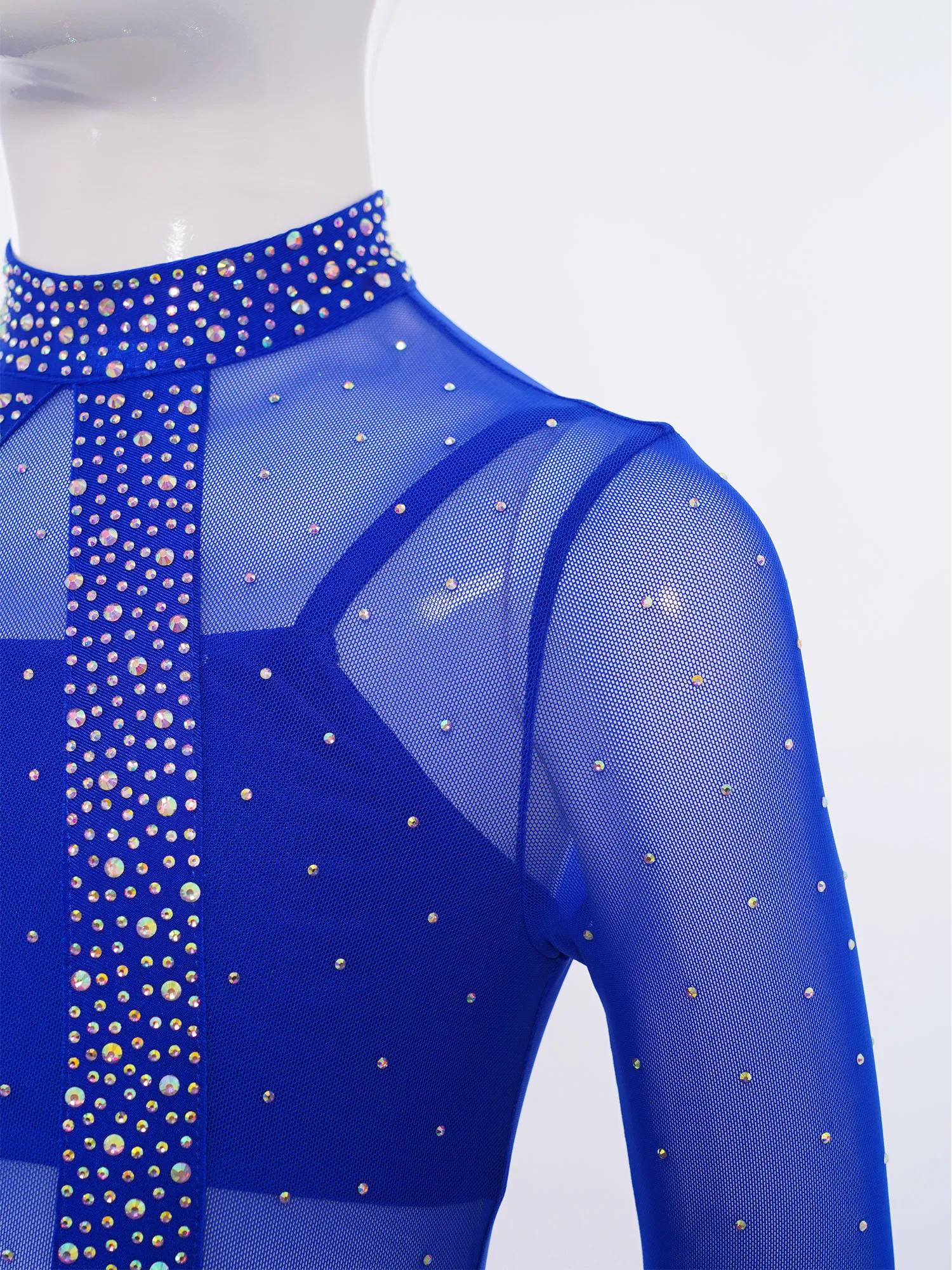 أطفال بنات لامعة الراين بقماش شفاف الباليه الرقص الجمباز يوتار مع سترة طماق لأداء اليوغا التزلج على الجليد