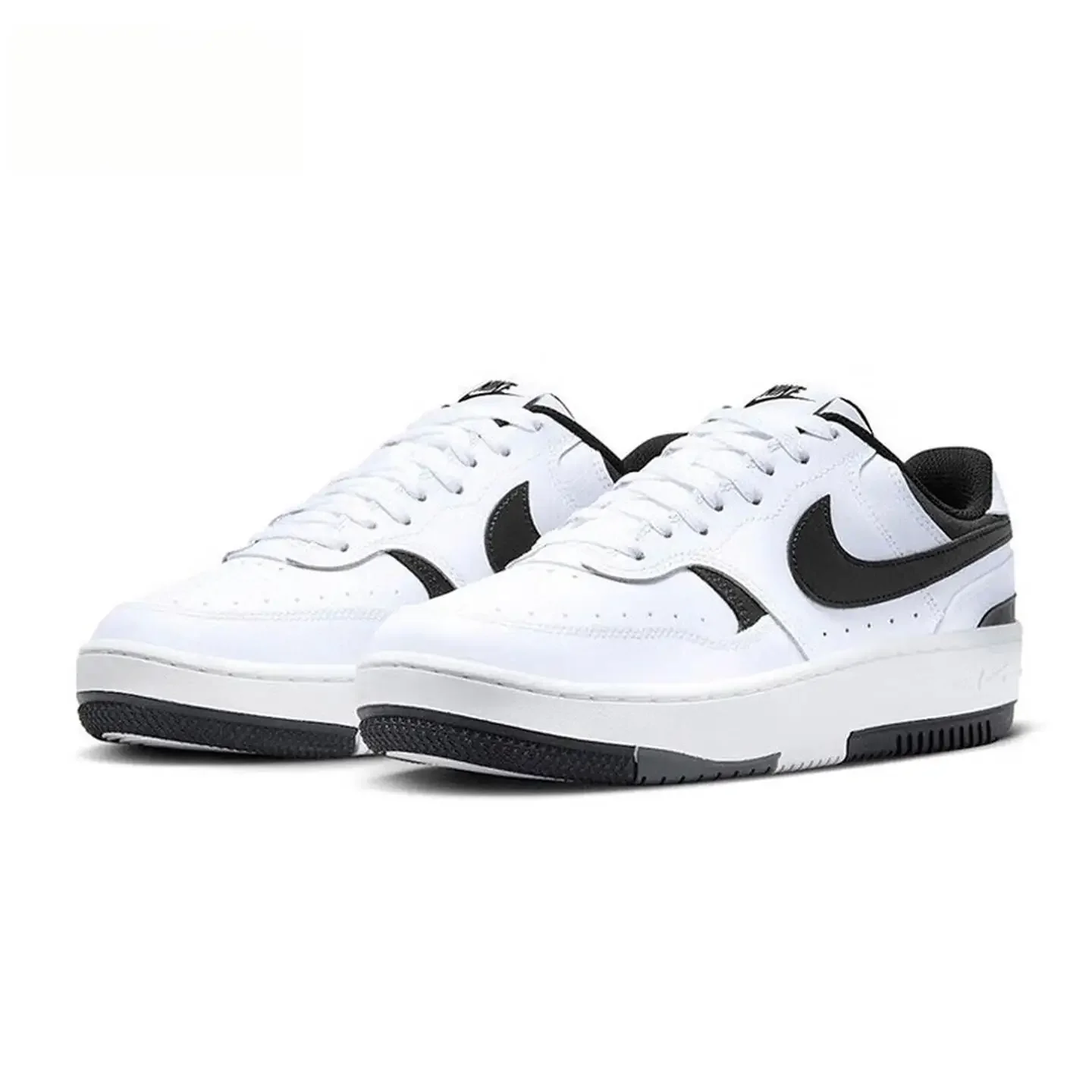 

Женские низкие кеды Nike Gamma Force белого и черного цвета для скейтбординга, черно-белые, DX9176-100