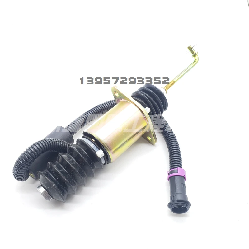 For marine diesel engine 13039205 oil cut off switch loader DT118-1 engine flameout solenoid valve