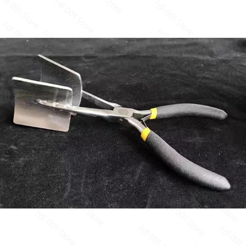 Flat pliers for burning glass, vein pliers, flat pliers, arc pliers, wave pliers