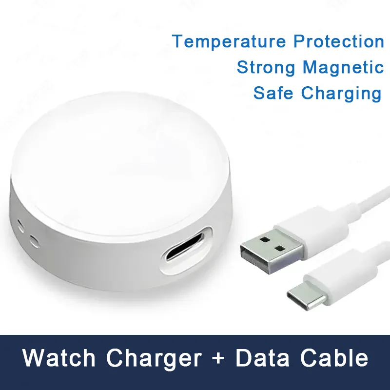 For Samsung Galaxy 8/7/6/6 Classic/Watch 5/5 Pro/4/3/Active USB Charger Smart Watch Accessories Fast Charger Replacement Charger