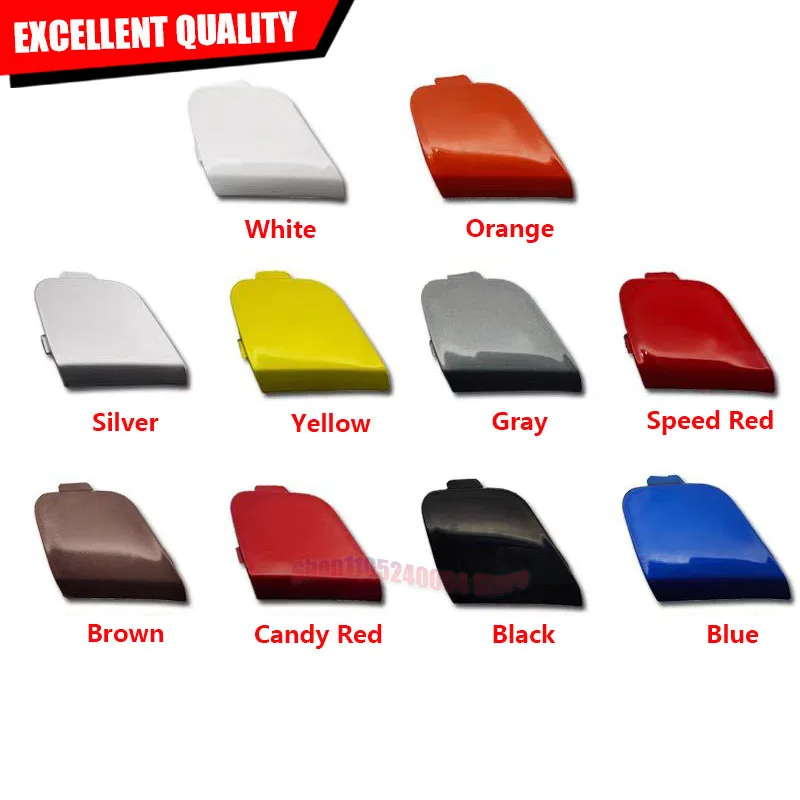 Front Bumper Tow Hook Cover Cap Set For Ford Focus 3 MK3 1.6L 2.0L 2012 2013 2014 Trailer Hauling Eye Cover Lid BM511-7A989-A B