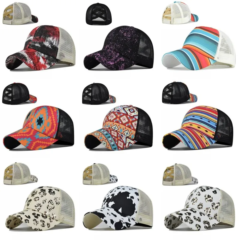Vrouwen Paardenstaart Baseball Cap Snapback Verstelbare Paardenstaart Gorras Pet Zomer Zonnehoed Mesh Trucker Hoed Pet Femm