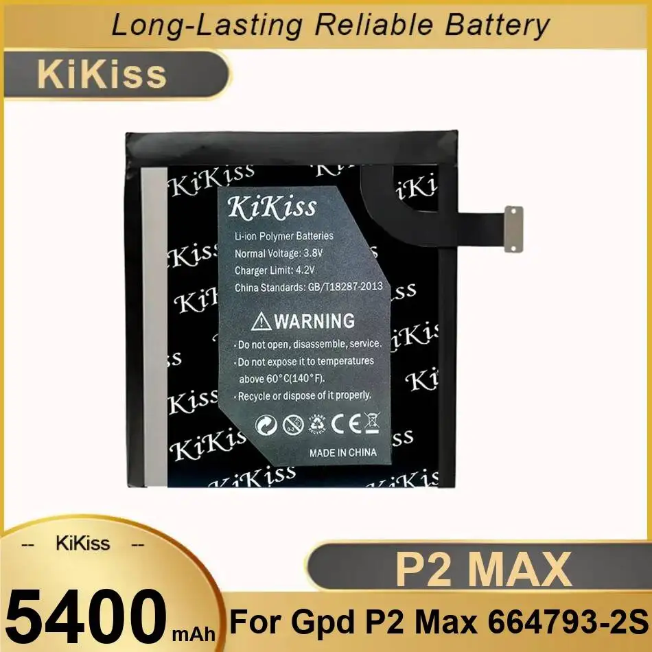 

Reliable Power Supply Stable 5400mAh For Gpd P2 Max 664793-2s Tablet Battery