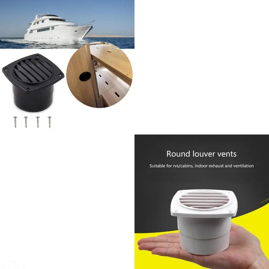 

G7NA Air Hose Thru Vent Louvered Hose Vent Universal Ducting Ventilation Air Vent