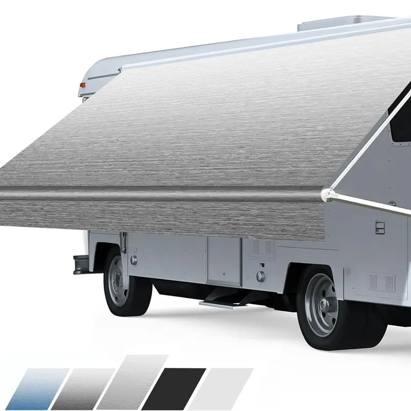 

Ткань для навеса для автофургона, сверхмощный всепогодный виниловый тент для кемпера, сменный универсальный уличный навес для автофургона