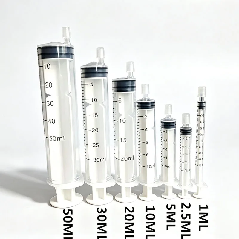 20/30/50pcs 1-50ml Perfume Injection Pump Plastic Syringe Spray Liquid Bottling Straight Draw Cosmetic Packaging Dispensing Tool