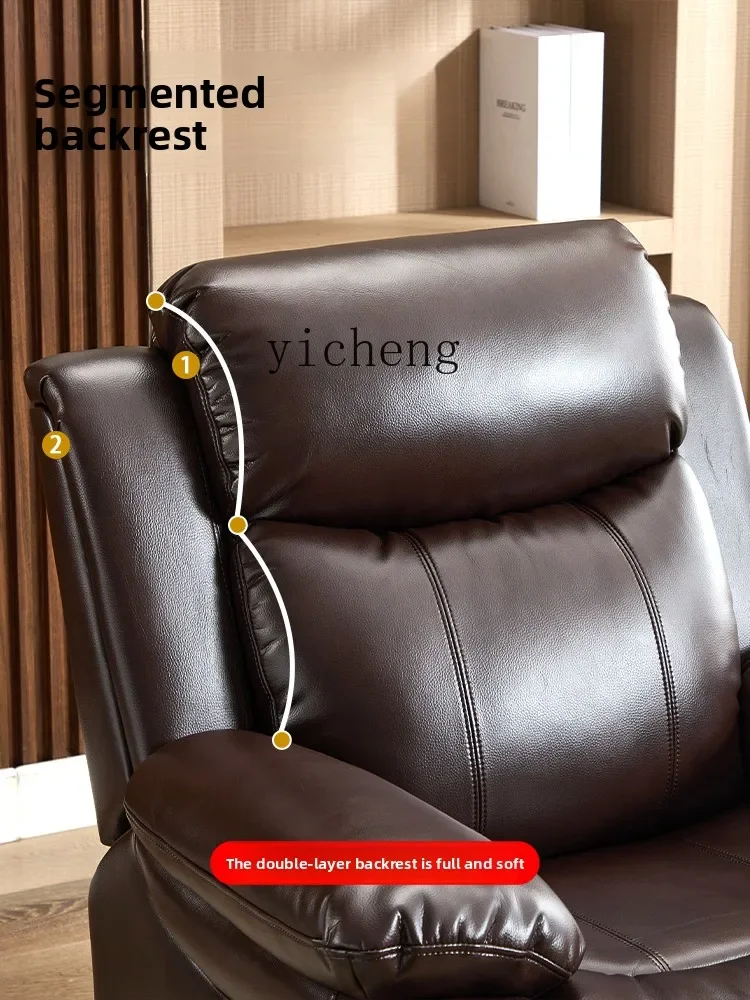 first-class space capsule sofa single leather electric sofa recliner cinema sofa
