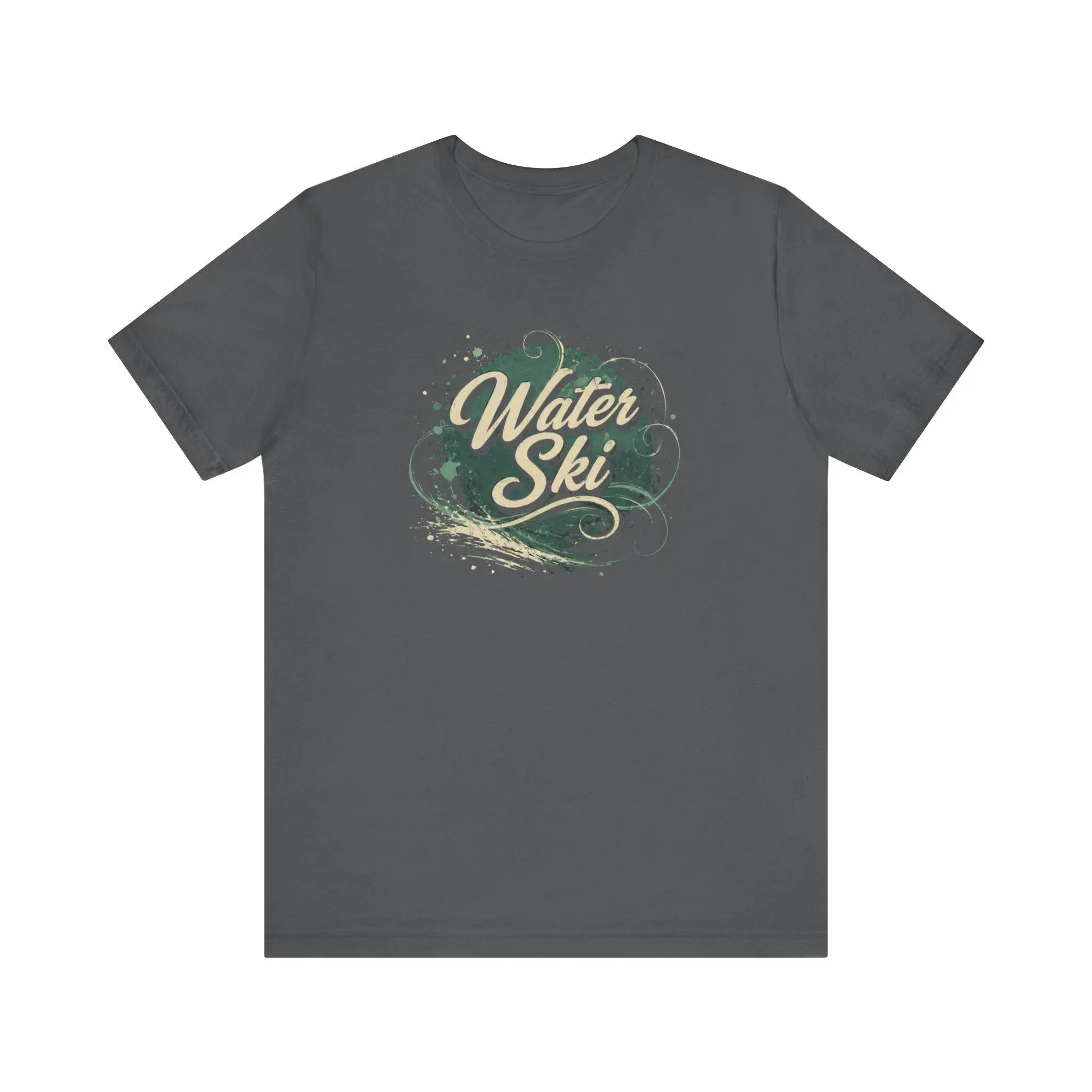 Retro Waterboarding T-shirt, Retro Waterboarding Pattern T-shirt, Lake Life T-shirt, Water Sports T-shirt, Rustic Retro Style
