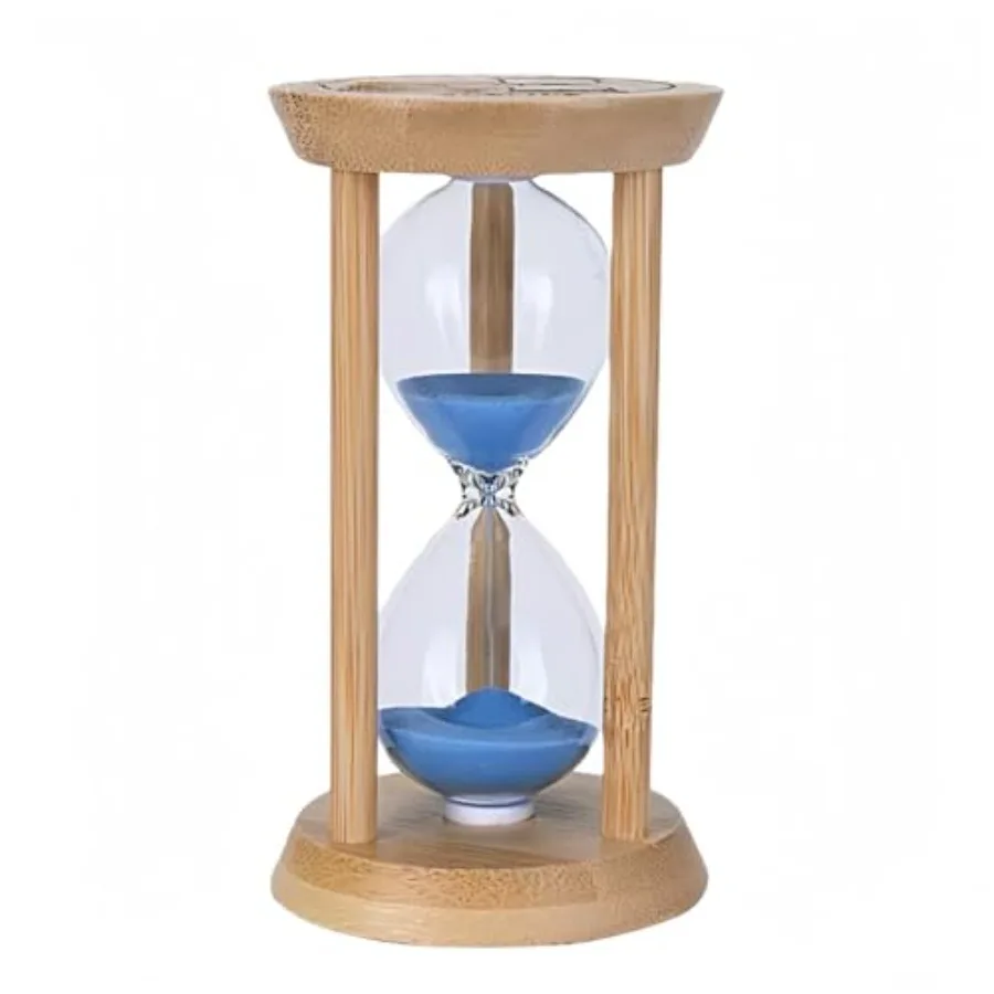 

Wooden Sand Timers Hourglass Sand Timers 5 Minute Timer for Timer Games Classroom Home Office Home Decorative Cooking Blue+5Min