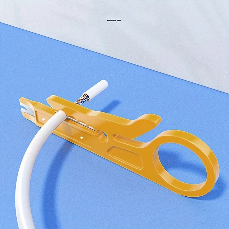 5pcs Mini Wire Stripper Crimping Cable Punch Stripping Tool Is Suitable For Network Cable Telephone Line Computer UTP Crimper
