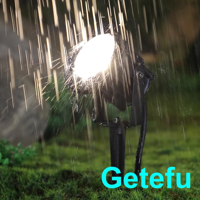 LED Cob Outdoor Garten Licht LED Rasen Lampe Spike 18W 15W 10W 7W wasserdichte Glühbirne AC220V 110V 12V Landschaft IP65 Weg Scheinwerfer – Detail 2