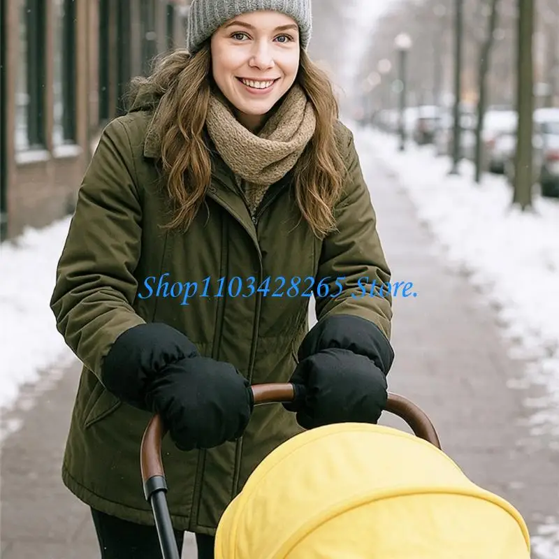 추운 날씨 보호 G2TE를 위한 열 유모차 장갑 조정가능한 탄력 있는 팔목
