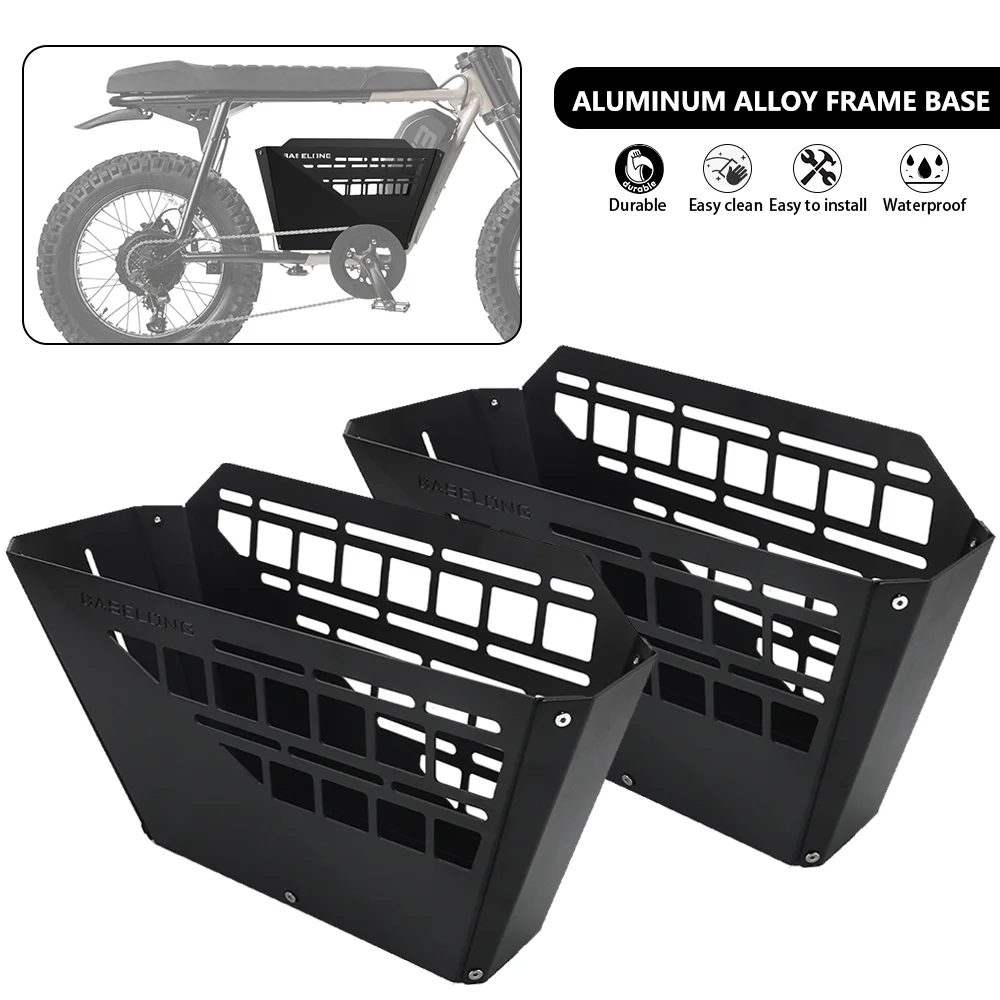 2024 Motorcycle Accessories For SUPER73-S2 X Indian For Super73 S2 Basket Center Panel Aluminum Luggage Cargo Storage Basket