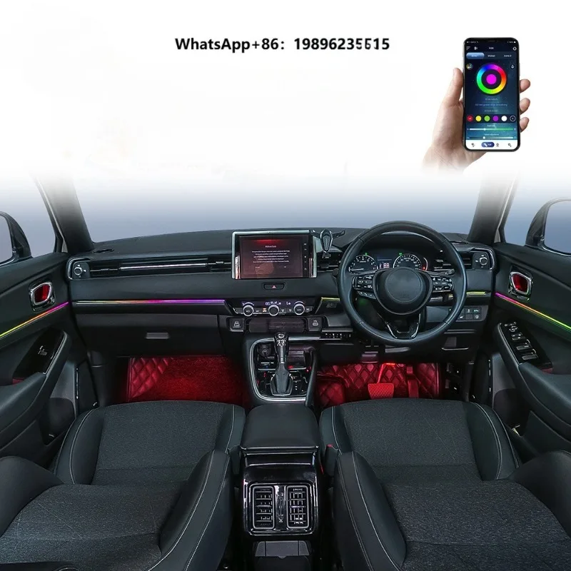 Universal K4 Led Strip Factory Direct Sale Automotive Atmosphere Light Ambient Light Car Rgb for 98% Car Model