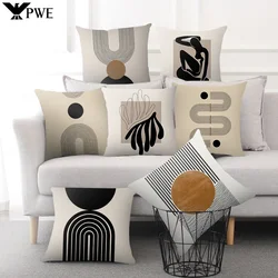 45*45cm Abstract  Pattern Creative Cushion Cover Home Decor Pillow Cover For Sofa Decoration Polyester Pillowcase