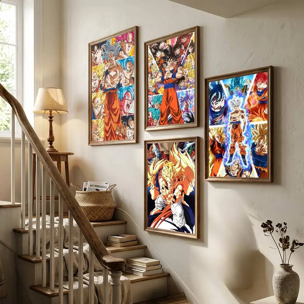 Japanese Anime D-Dragon B-BallS Cool Poster Living Room Bedroom Bar Cafes Wall Home Decoration Gifts