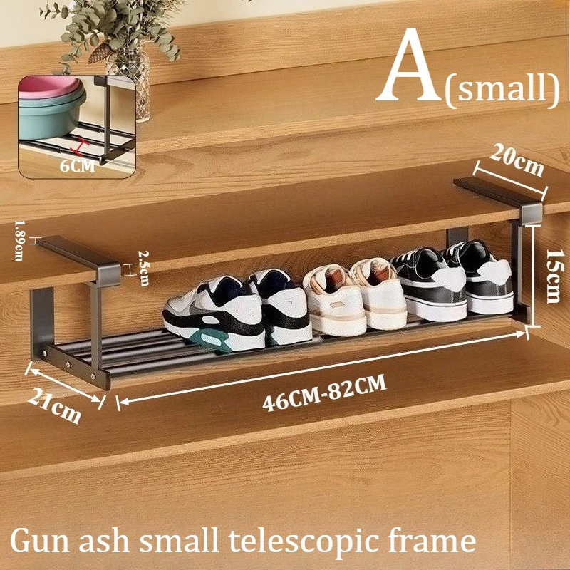 Shoes Storage Shoe Rack Stretchable No Installation Required for Home or Dormitory Use Convenient for Space Saving Storage Rack