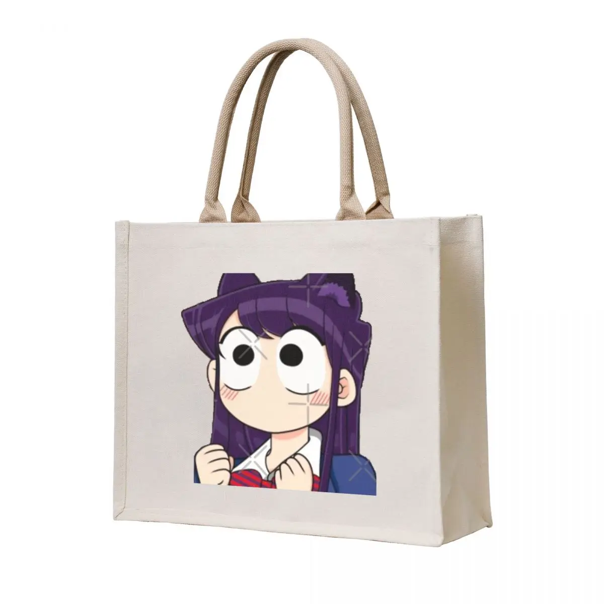

Komi san Cat Ears Tote Bag canvas tote bag large size bags eco pack