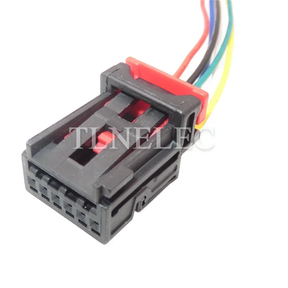 6 Pin Way Auto Unsealed Socket with Wires Car Male Female Wiring Harness Connectors for VW Audi 5Q0972706