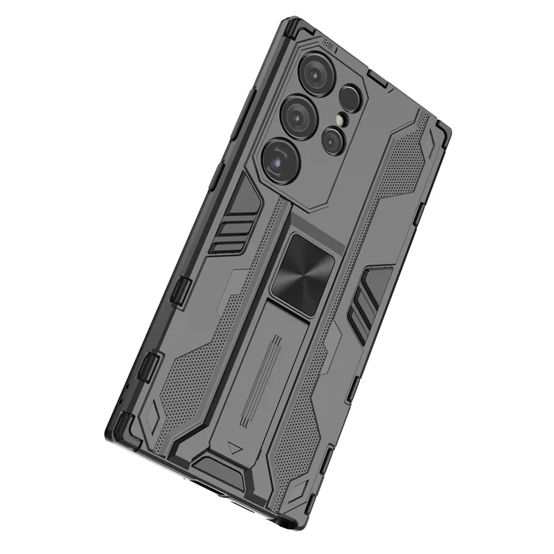 Чехол для Samsung Galaxy S24 Ultra 5G, автомобильная магнитная подставка, противоударный бронированный чехол для телефона Samsung S24 + Plus S 24 Ultra, задняя крышка