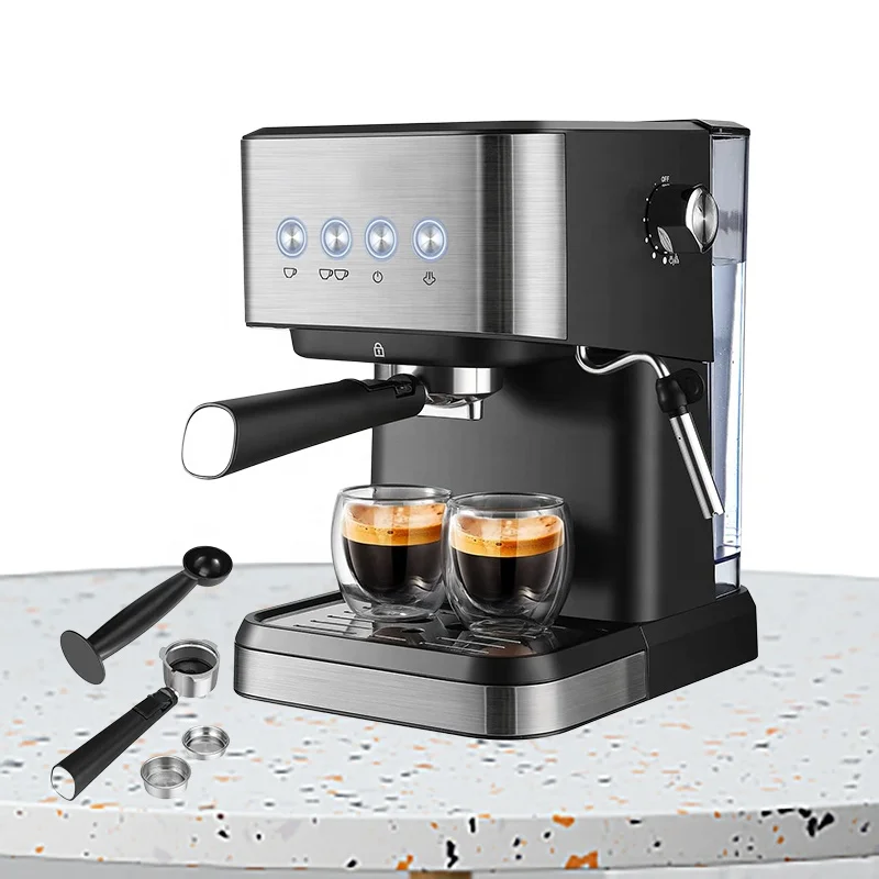 

2IN1 1050W 1.5L Semi Automatic Italian Kahve Makinesi Electric Coffee Maker Espresso Machine for Cafe