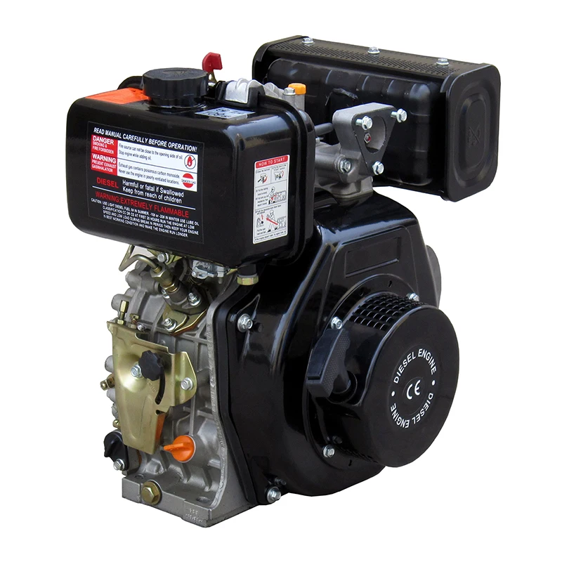 

5HP/4.75KVA/3.8kW Single Cylinder 4-Stroke Engine Air-Cooled HR178F Keyway Shaft Easy Operate Recoil Start Euro 5