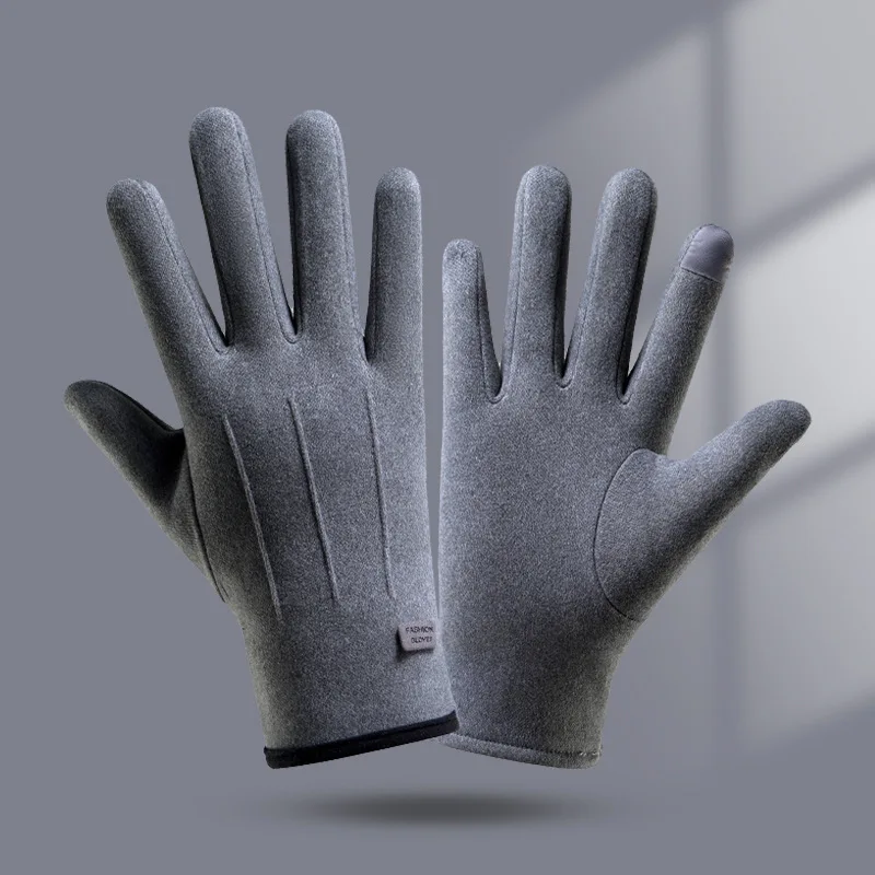 

Windproof Winter Gloves Fleece Lined Keep Warm Biker Gloves Touch Screen Waterproof Guantes De Trabajo Hombre Outdoors Cycling
