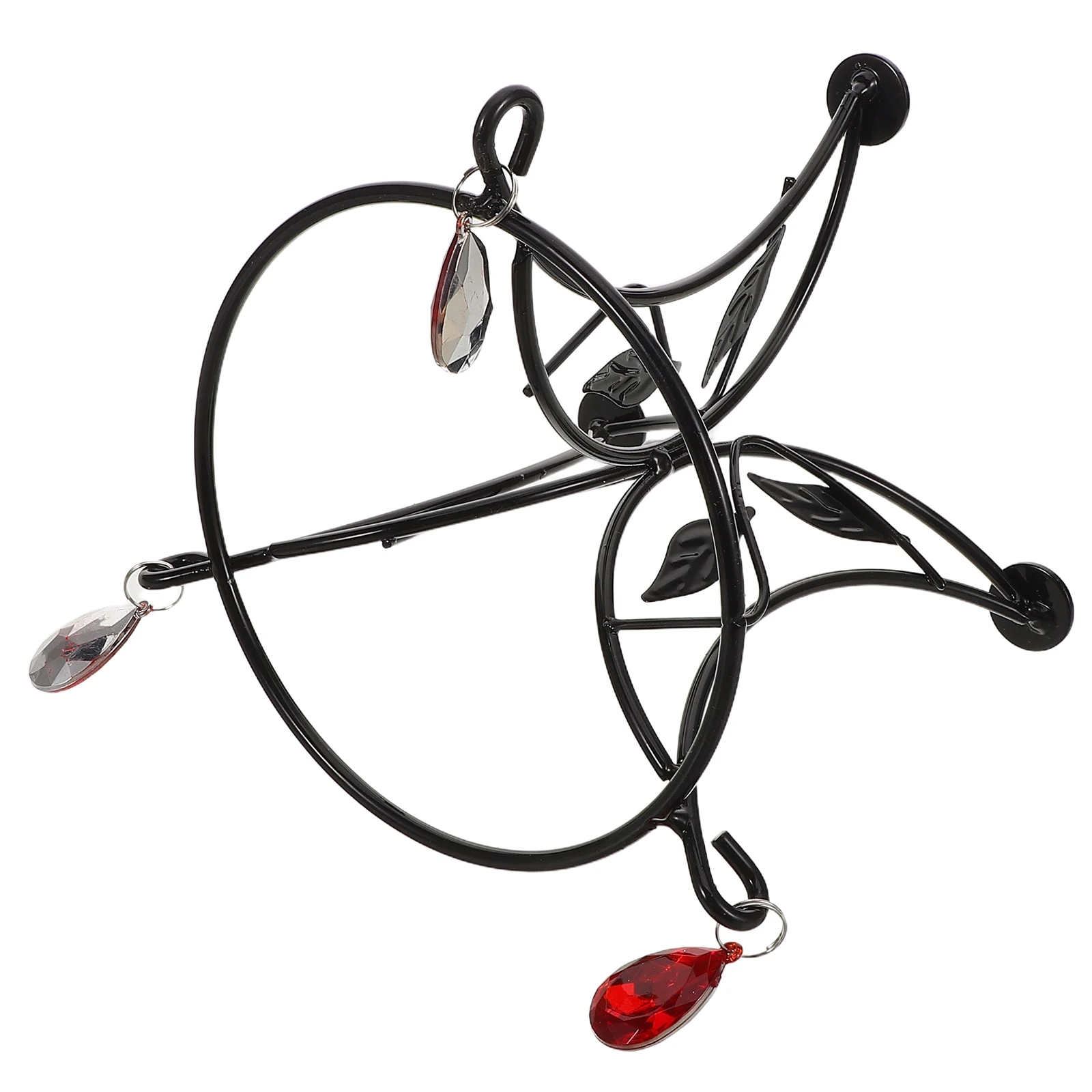 

Gazing Ball Globe Stand Black Metal Wrought Iron Sphere Holder for Outdoor Garden Crystal Ball Display Rack Decorative Orb Base