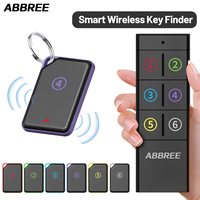 ABBREE Wireless Key Finder 1 RF Transmitter 6 Receiver Key Locator Anti-loss Devices Pet Children Wallet Tracker Remote Control