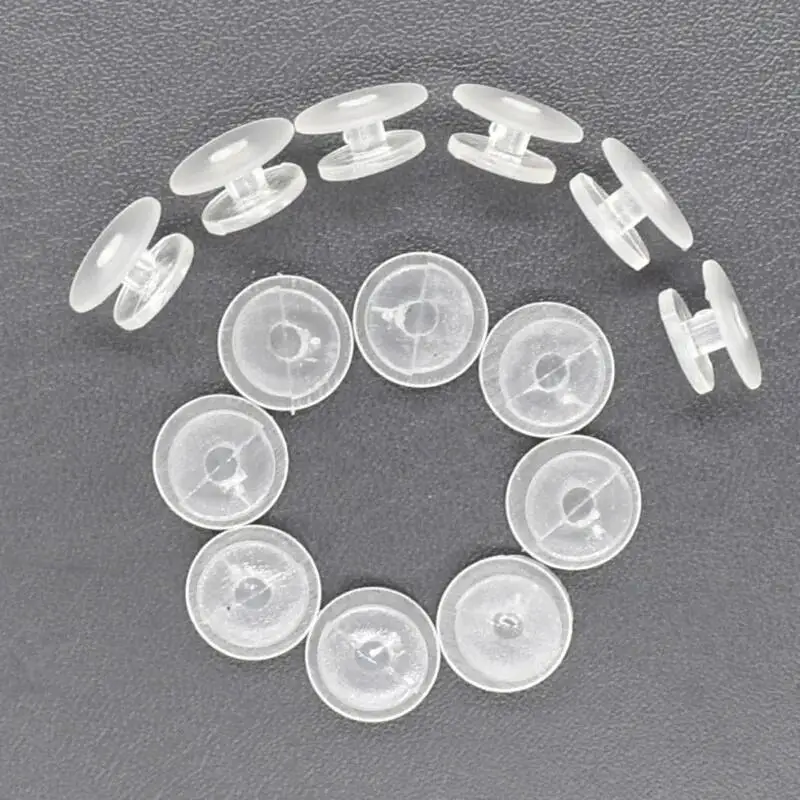 50Pcs Round Buckle Plastic Button Set For Hole Shoes, Garden Shoe Charms, Universal Fit Diy Fastener Accessories