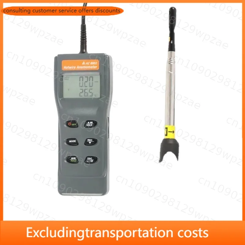AZ8952 Thermal Anemometer Handheld Anemometer High Precision Anemometer Instrument