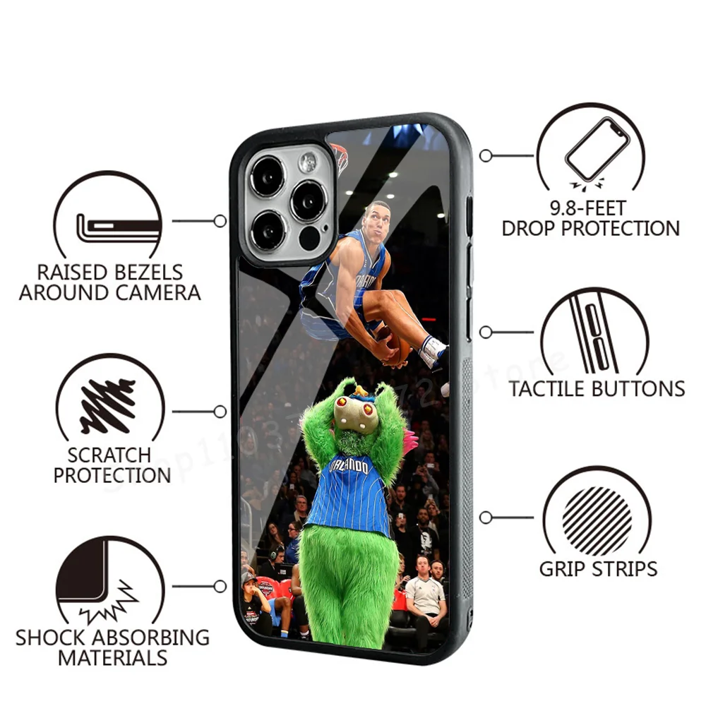 Aaron Gordon Phone Case Strong Magnetic For IPhone 15 14 13 Pro Max Mini Alex Mirror For Magsafe Wireless Charging Cover